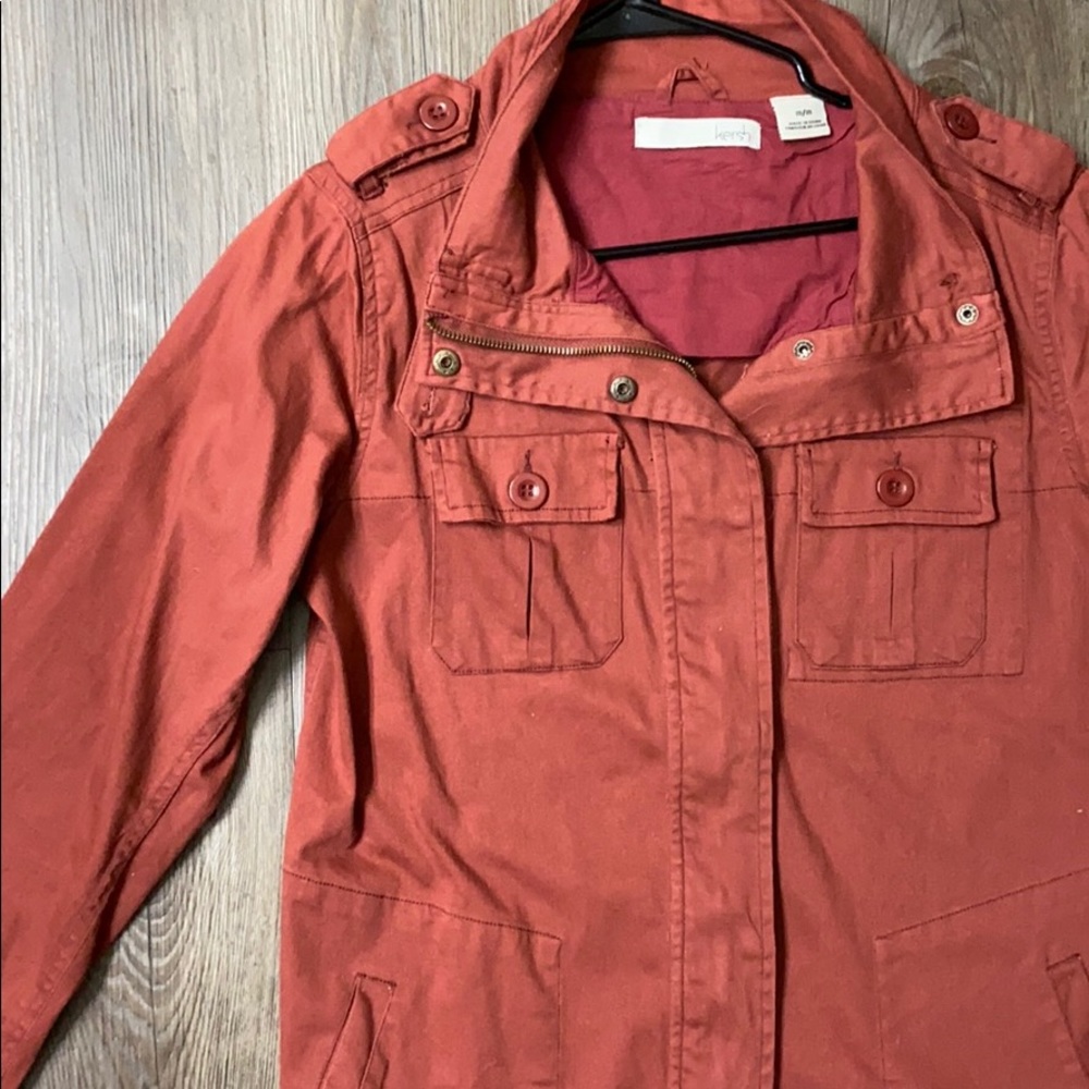 NWOT Rust Utility Jacket - Picture 2 of 2